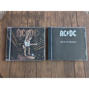 AC/DC Music CDs: Stiff Upper Lip & Back in Black